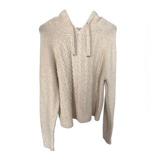 Cupcakes and Cashmere knit sweater-very soft-cream-size L